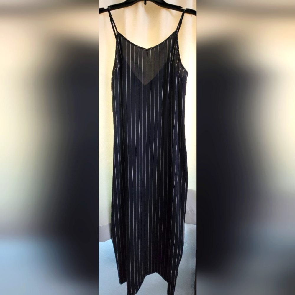 Express Pin-Stripe Slip Dress